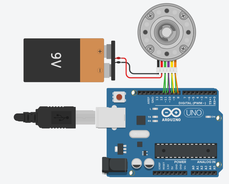 Arduino stepper circuit